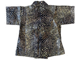 Kid's Animal Print Kimono Wrap Shirt