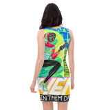 Harriet painted USA Sublimation Cut & Sew Dress